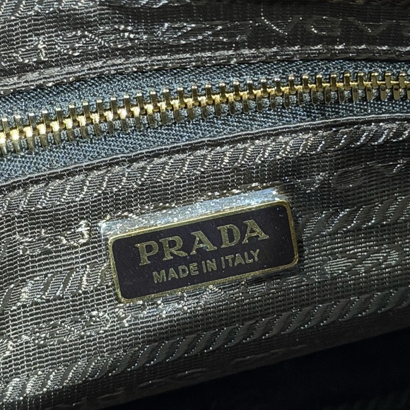 Prada Bonnie Medium Cinnamon Suede Handbag - Picture 12 of 14